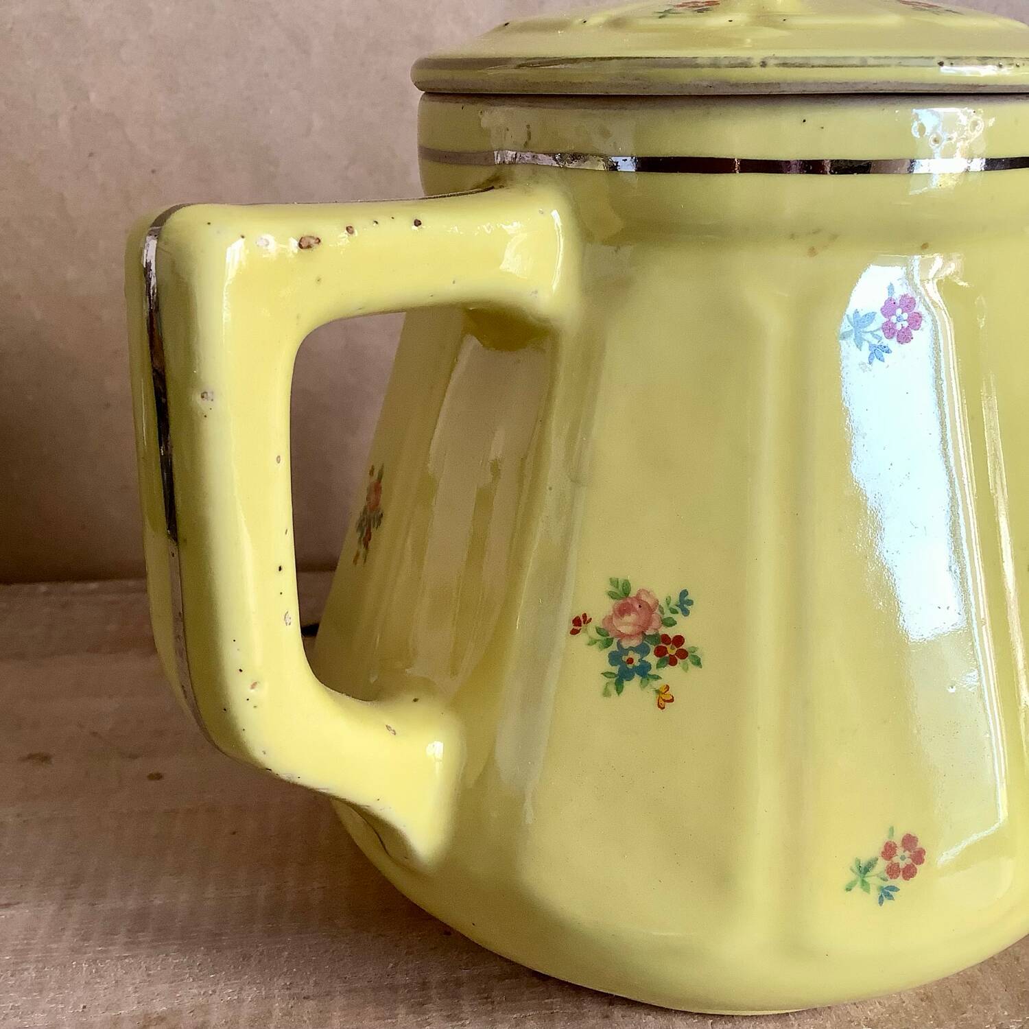 Yellow teapot