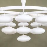 Impressive cloud chandelier mid-century modern of Volksgarten Milchhalle Vienna