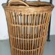Panier corbeille en rotin vintage