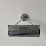 Pair of vintage adjustable wall lights, chromed metal, France 1970