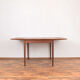 Mid-Century Danish Teak Extendable Dining Table from Hundevad & Co., 1960s.