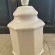 Vintage cracked ceramic lamp