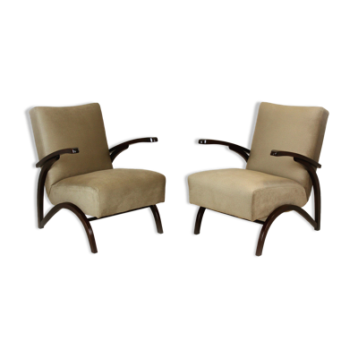 Fauteuils de Jindřich Halabala, années 1940