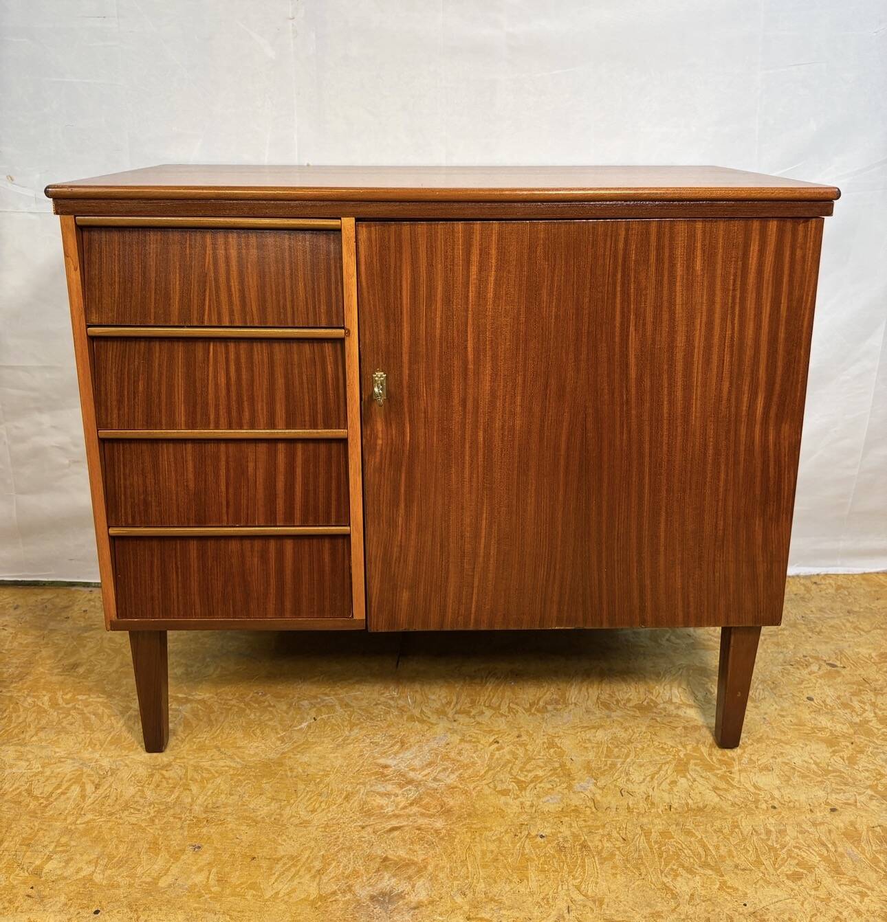 Mid Century Retro Teak Small Sideboard Circa 1960 Danish Design Scandinavia