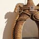 Rope mirror by Audoux-Minnet 1950