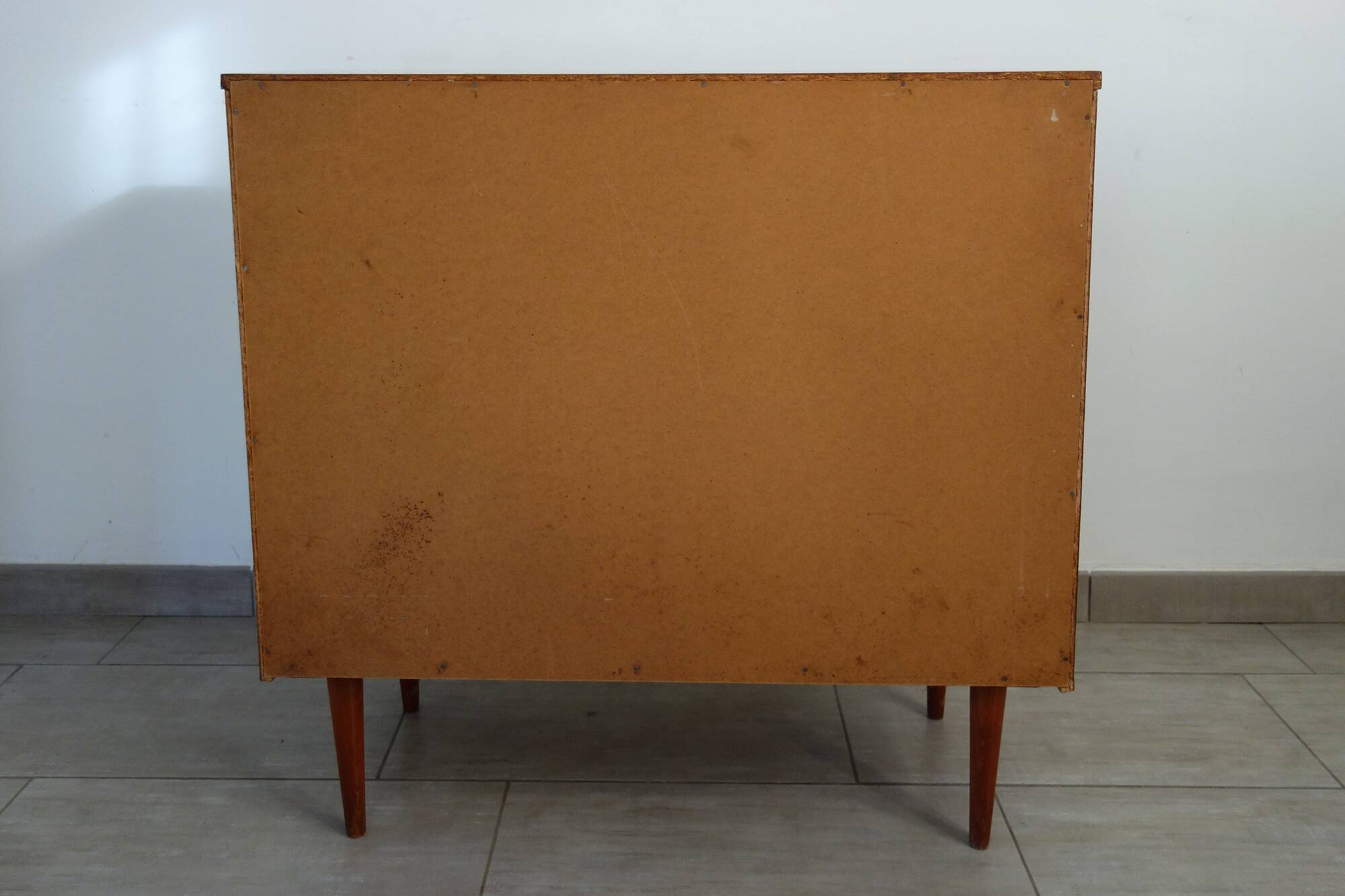 Commode bois 4 tiroirs vintage