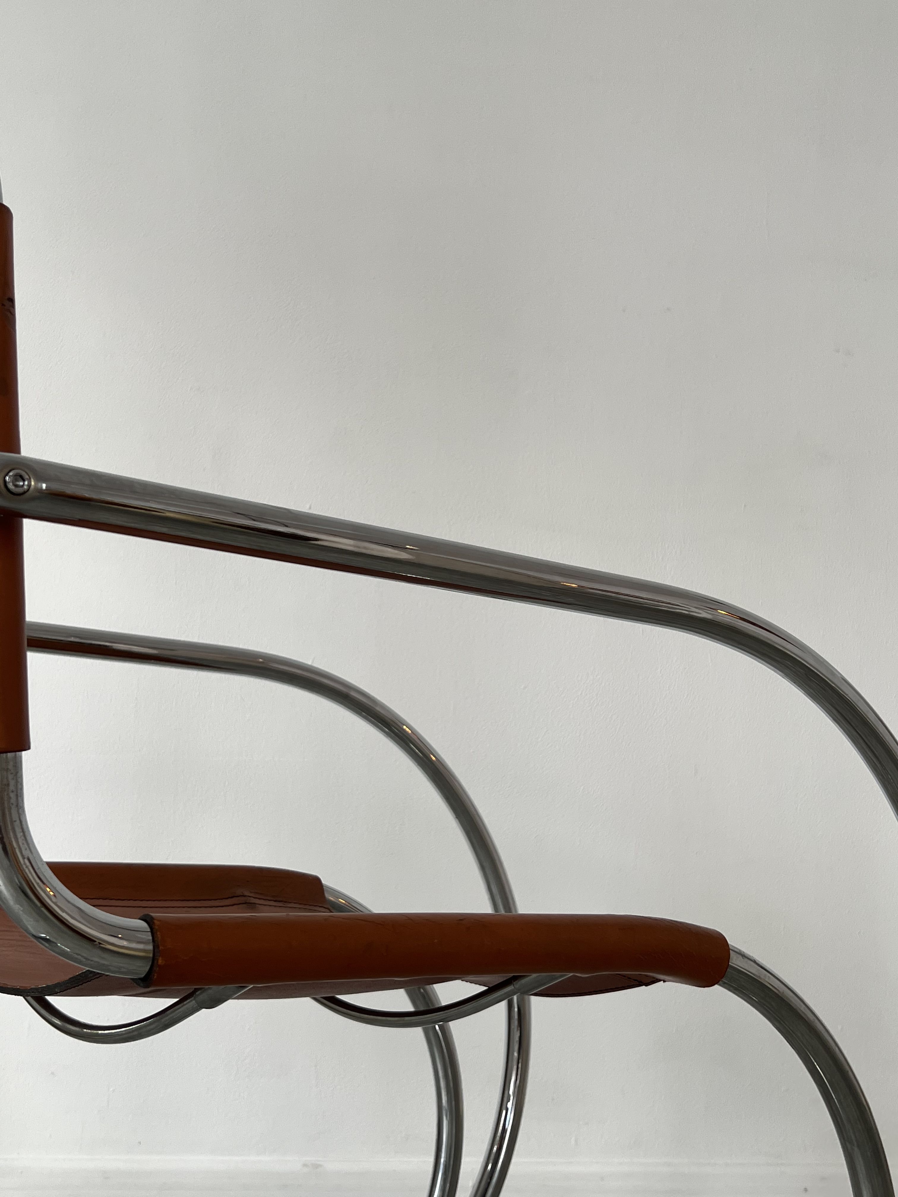 MR20 armchair by Ludwig Mies van der Rohe for Knoll international 60s