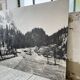 Old XXL black and white mountain photography