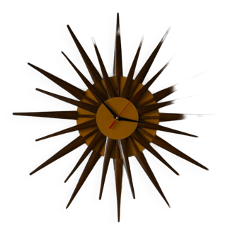 Starburst Clock Midcentury Modern