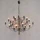Chandelier en laiton par Gino Sarfatti pour Arteluce, années 1950.
