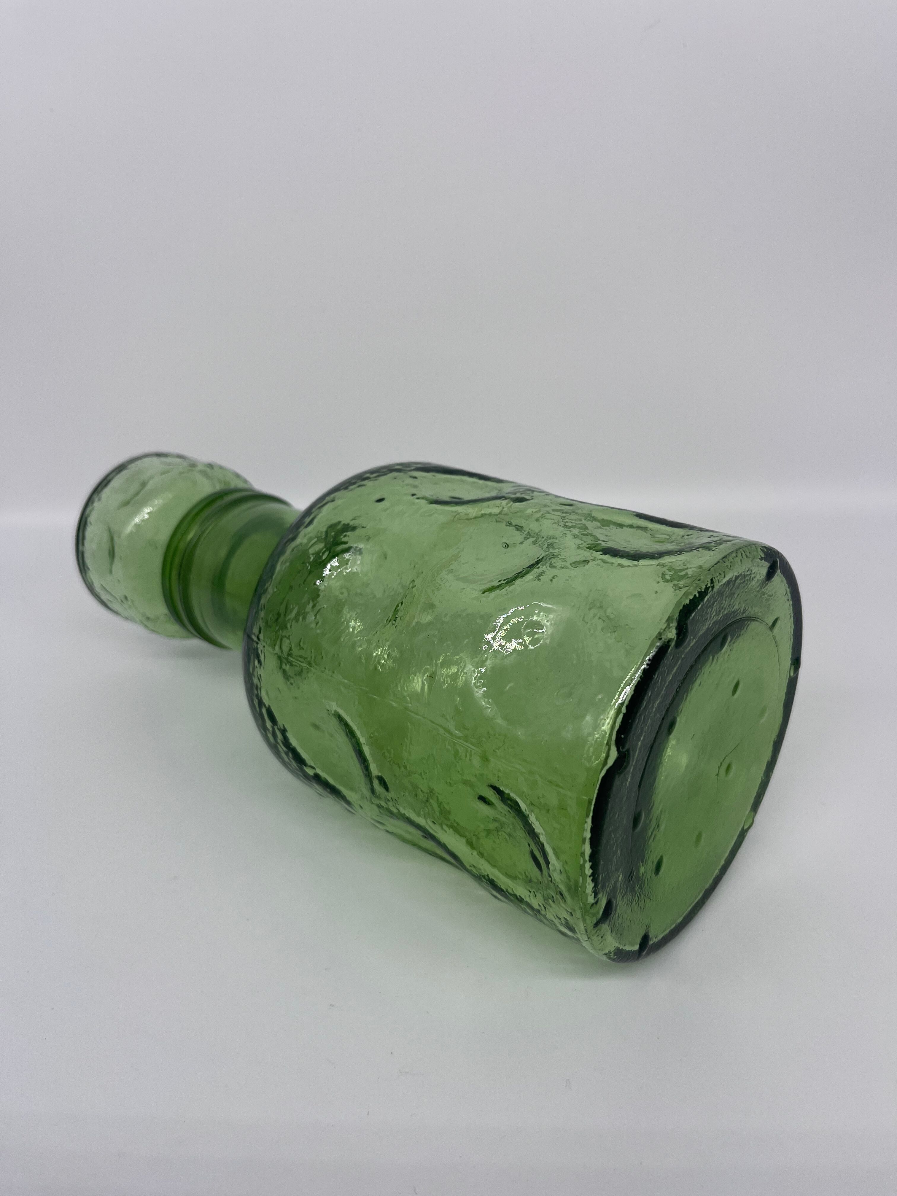 Green decanter 70s