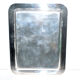 Vintage silver metal rectangular tray