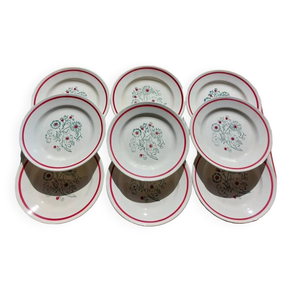 Assiettes plates gien bel ami | Selency