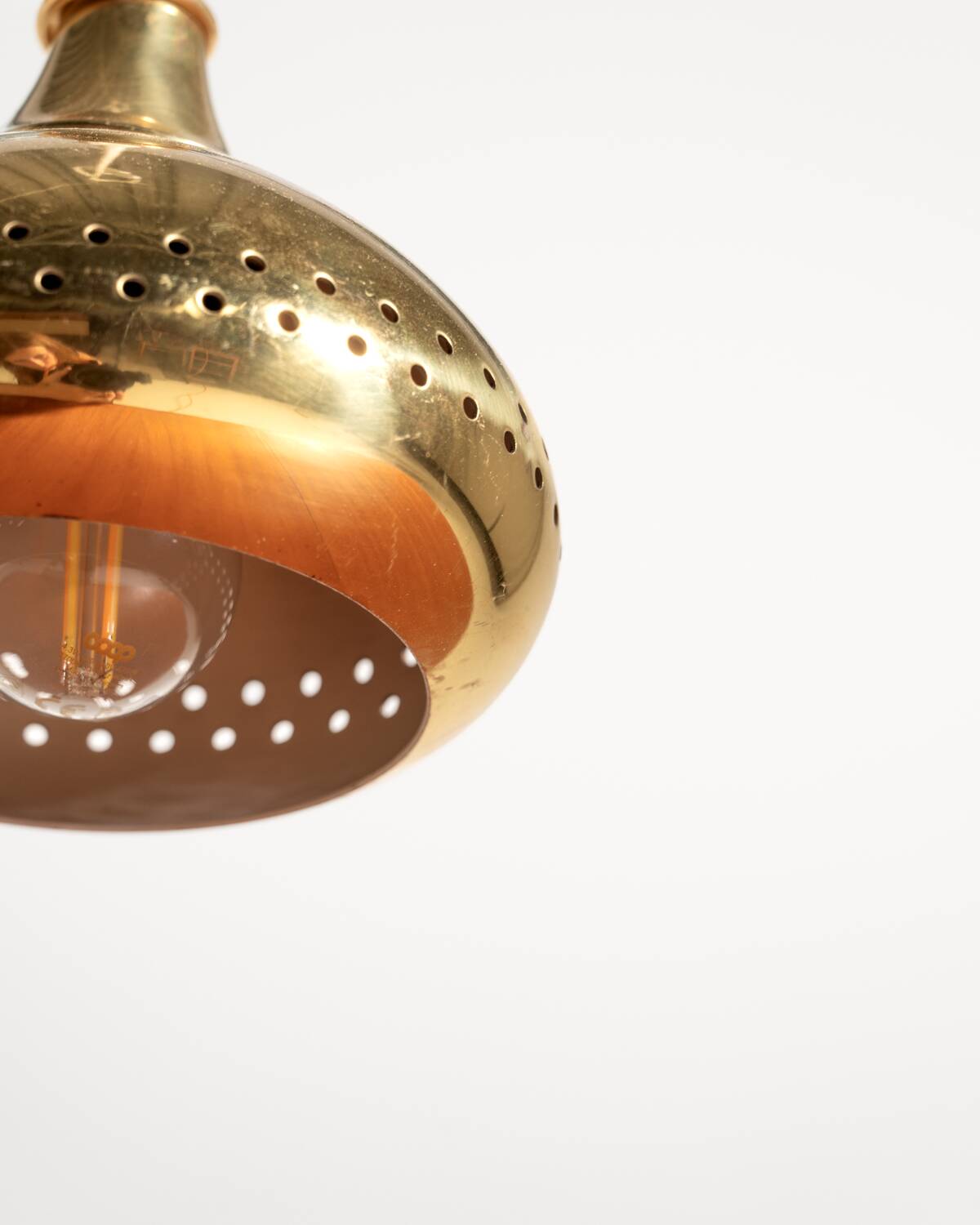 Brass pendant lamp by Scandi-Lamp, 1960s/70s