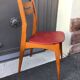 Set de 3 chaises scandinave 1960 pieds compas