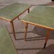 Set of 5 wooden and Formica bistro table