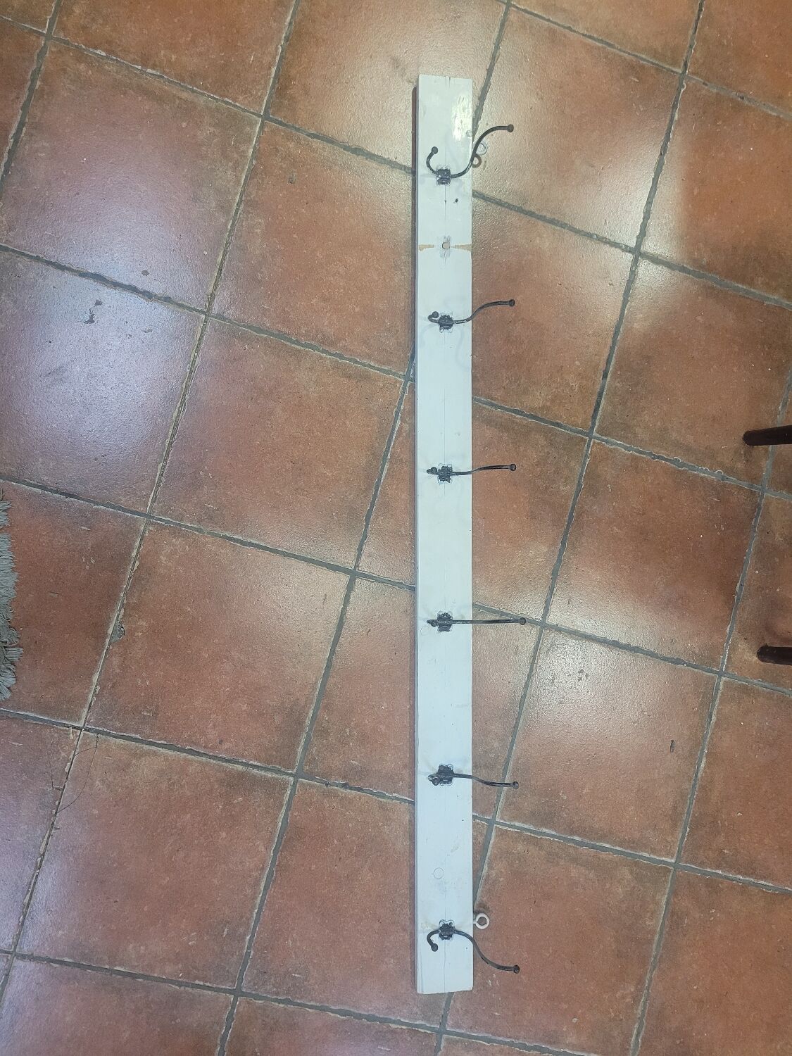 Wall coat rack 6 hooks