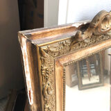 Mirror trumeau wood and plaster, early 20th