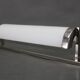 Czechoslovak Art Deco chrome wall light with milk glass, 1930s