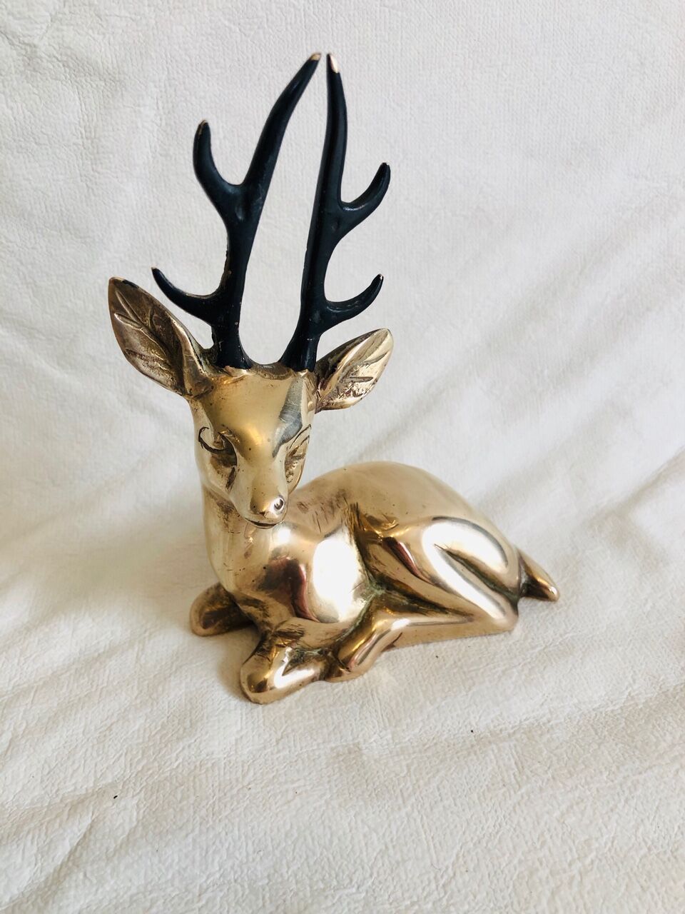 Massive brass deer