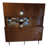 Vintage buffet in wood-coloured formica