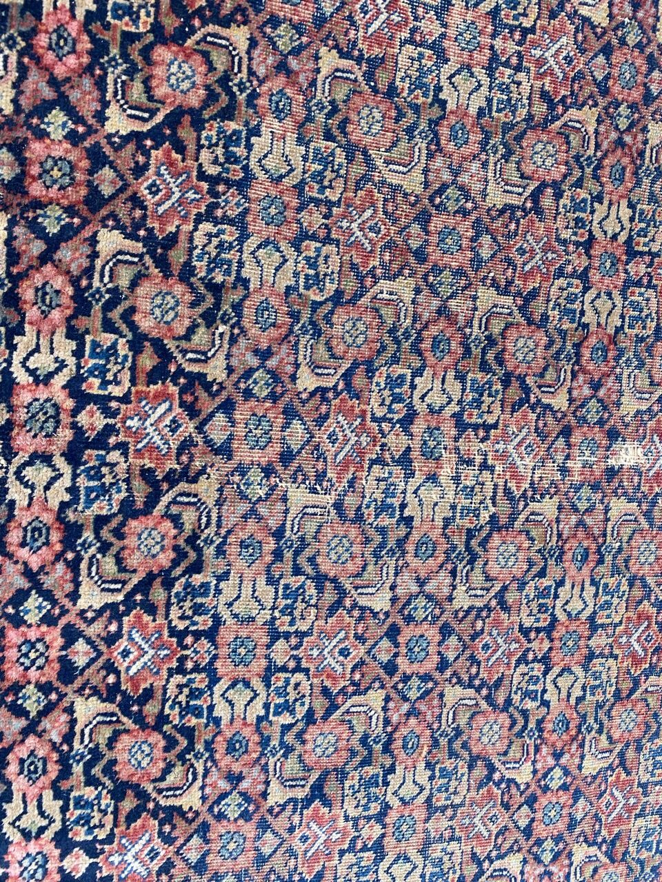 Antique Iranian Tabriz Handmade Rug 134x178 cm