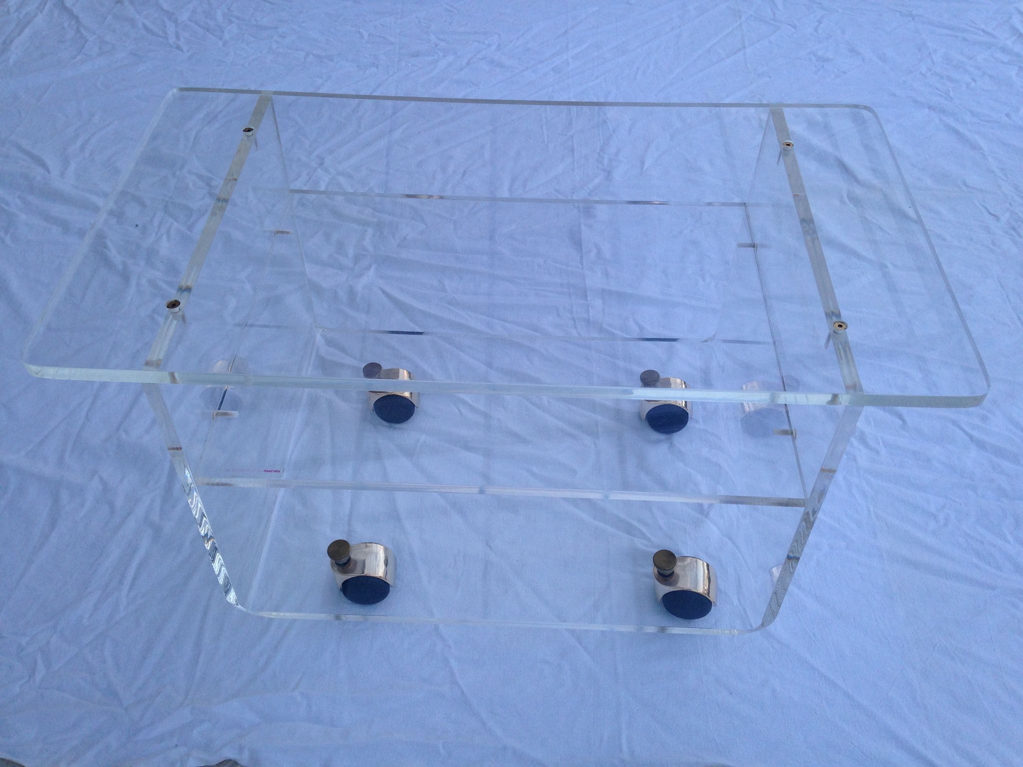 Plexiglas coffee table from Marais International