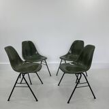 Fiberglass DSS Stacking Chairs by Ray & Charles Eames for Herman Miller, 19
