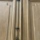 Pair of Haussmann-style double passage doors in patinated oak from the 19th century.