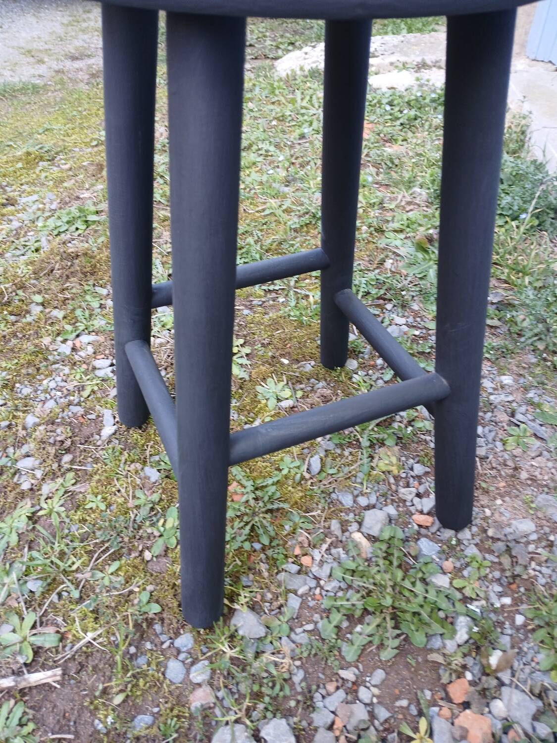 Antique 4-legged stool