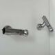 Pair of vintage adjustable wall lights, chromed metal, France 1970