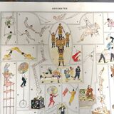 Illustration ancienne JM Vesque "Acrobates"