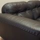Brown leather sofa, Swiss design, 1970s, manufacture: De Sede
