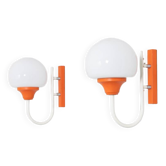 Pair of Italian Modern wall lamps, 1960’s