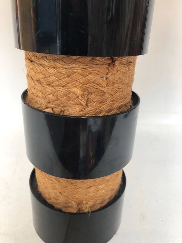 Lampe en corde et bakélite, 1970