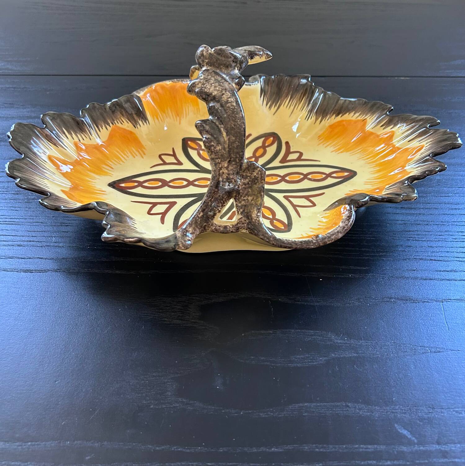 Dish signed HB Quimper