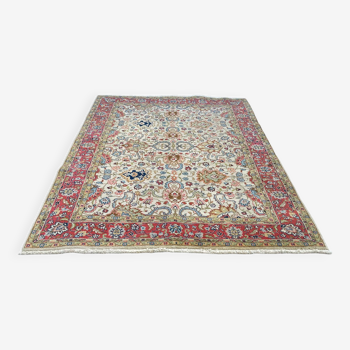 Tapis persan Tabriz vintage fin, 204 x 141 cm