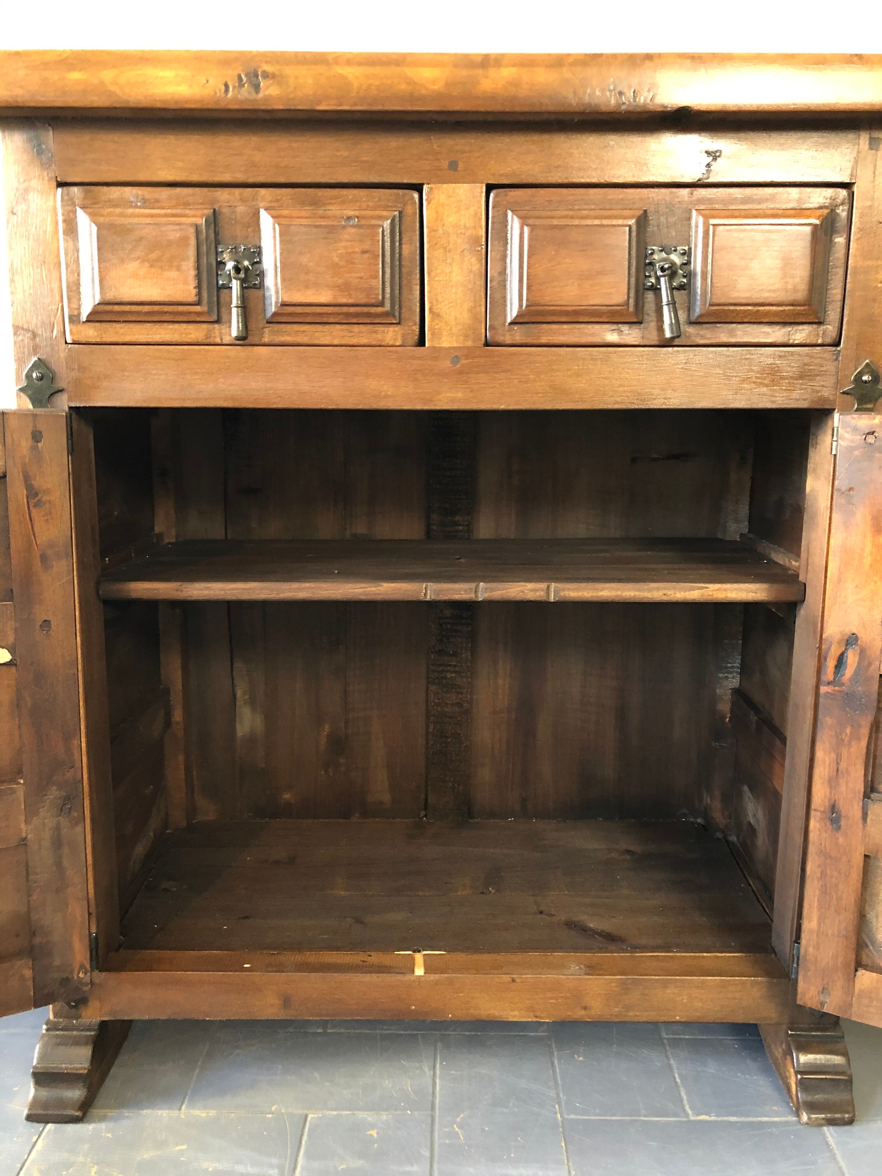 Antique walnut sideboard