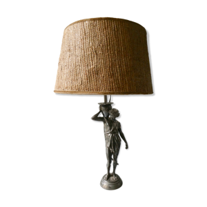 Lampe Néo classique, statuette