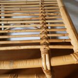 Asian-style rattan stool