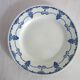 8 dinner plates with vintage Louvois model Nouvelles Galeries dish