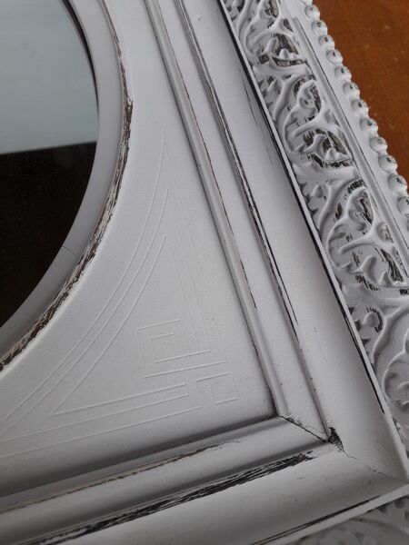 Mirror Napoleon III shabby chic 55x48 cm