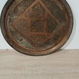 Plateau en cuivre oriental