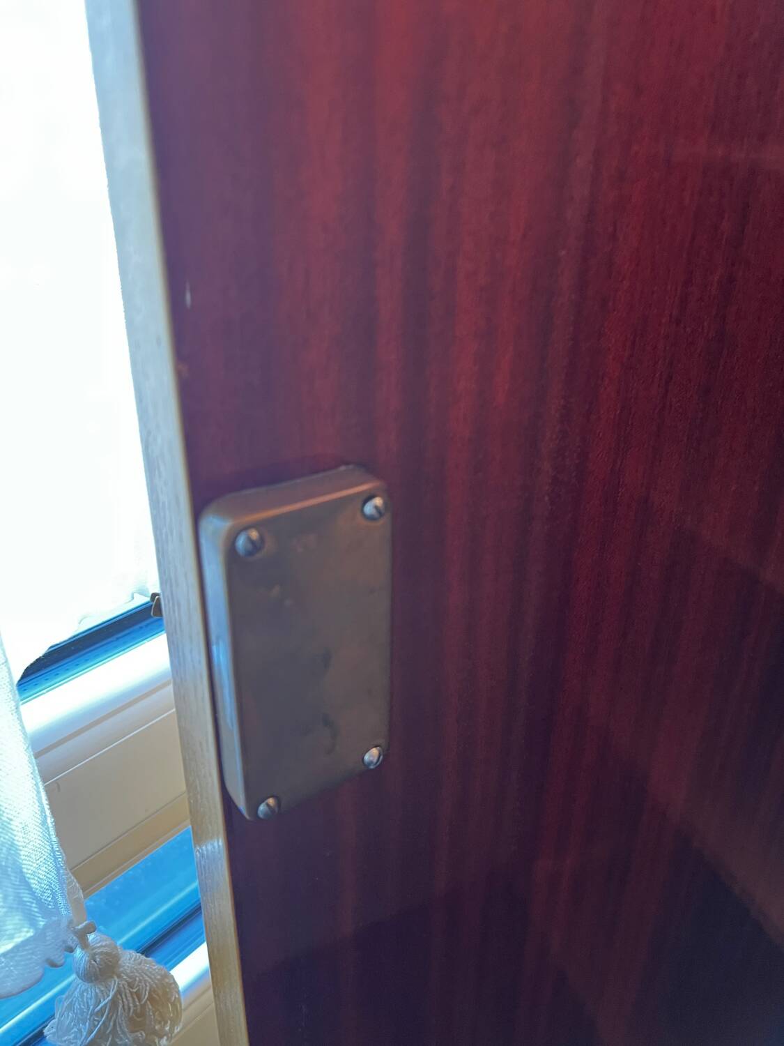 4-door mahogany wardrobe