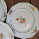 Ensemble de 6 assiettes à dessert à motif de bouquet de fleurs 20.5cm