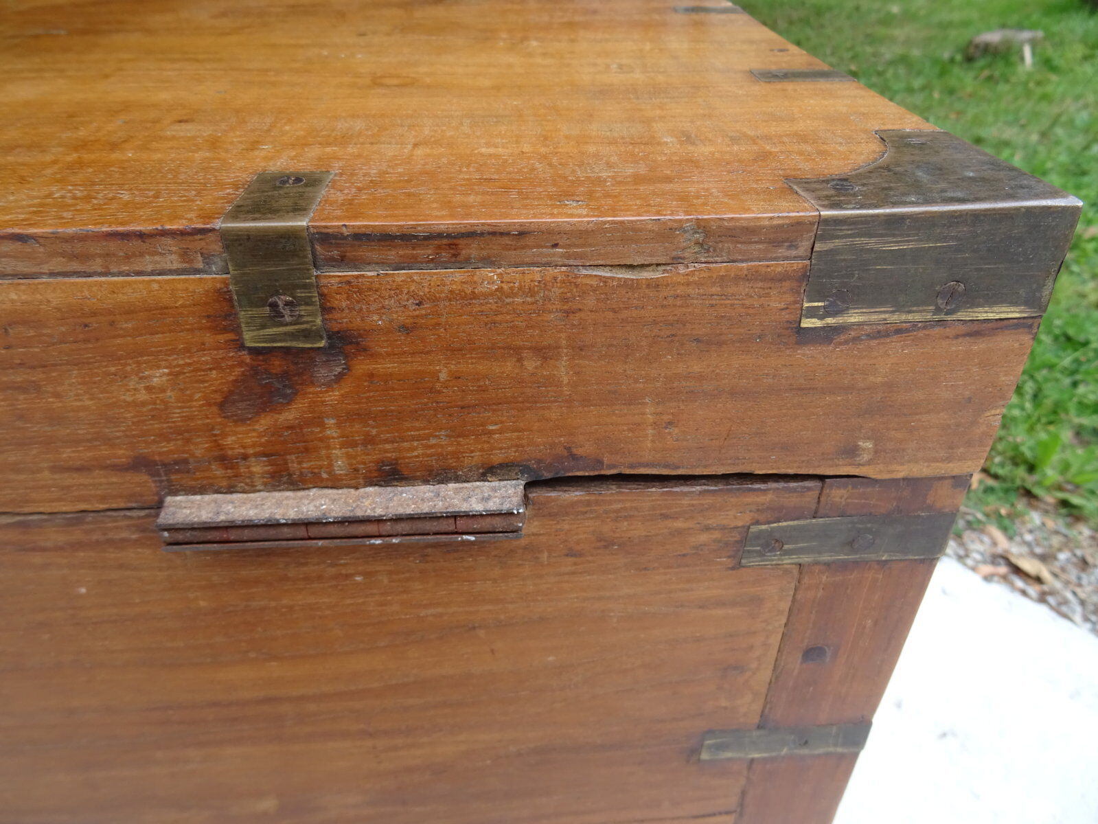 Naval officer chest in camphor