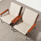 Rob Parry Pair of Lotus Lounge Chairs for Gelderland 1950s