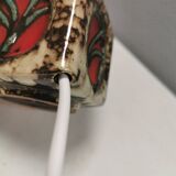 Small delicious ceramic table lamp, Danish and estimated from the 1970s.