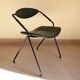 Set of three "Rugby" model chairs by Gilbert Steiner for Steiner, 1962.