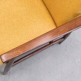 Fauteuil Henryk Lis en tweed jaune 1960